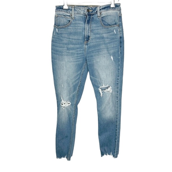 Abercrombie & Fitch Ankle Jean High Rise Size‎ 26  2 Short Distressed Curve Love - Picture 1 of 7